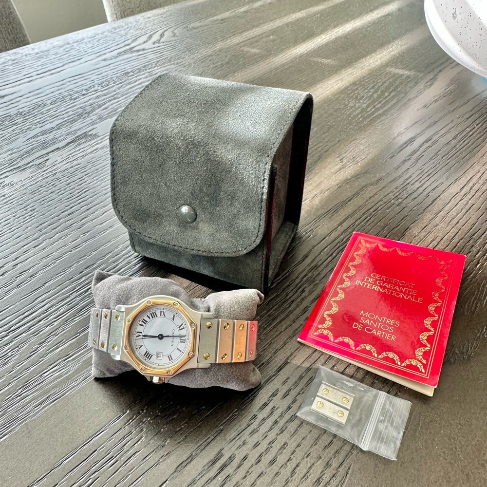 🔴SOLD🔴Cartier Santos Octagon Ladies Watch